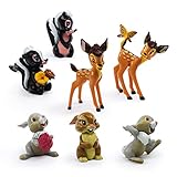 Bambi Mini Figuren Spielzeug Bambi Tortenfigur kuchendeko Tortendeko, Party...