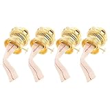 Beavorty 4 Stück Petroleumlampen Ersatzbrenner mit Zuschneidbarem Docht...