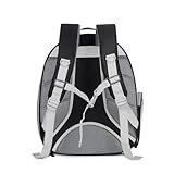 YARNOW Erweiterbarer Katzenrucksack aus Kratzfestem Material mit...