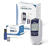 LipidoCare Cholesterin Messgerät zur Bestimmung von HDL, LDL, Gesamt...