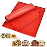 DTYGUIXE 2 Stück Silikon Backblech Rollmatte Biskuitrollenmatte...