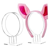 TOPBATHY 2 Stück Transparenter Stirnbandhalter Leichter Haarschmuck...