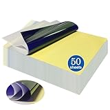 PIXESTT 50 Blätter Tattoo Papier, Stencil Papier für Tattoo-Transfer,...