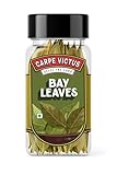 Carpe Victus Premium Lorbeerblätter für alle Lebensmittel, Ganze Tej...