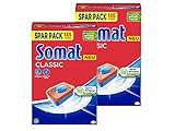 Somat Classic Spülmaschinen Tabs(2x135 Tabs), Geschirrspül Tabs für eine...