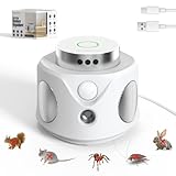 Ultraschall-Mäuseabwehr mit 3 Lautsprechern, 3 Arbeitsmodi, Indoor Mäuse...