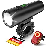 SFGSUP LED Fahrradlicht Set, StVZO Zugelassen Fahrrad Lichter Vorne &...