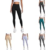 Anti Cellulite Leggings Damen Lang Blickdicht Kompressions Leggings Booty...