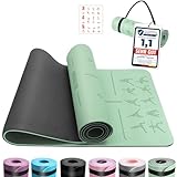 OUTDOUSE Yoga Matte, TPE Yogamatte Rutschfest Hautfreundliche...