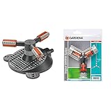 Gardena Comfort Kreisregner Mambo: Rasensprenger & Abzweig-Satz für 13 mm...
