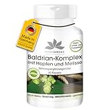 Baldrian-Extrakt Plus mit Hopfen und Melisse - 60 Kapseln - vegan |...