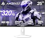 Amzfast 25 Zoll Gaming Monitor - 320Hz(DP), FHD 1920x1080,1 ms MPRT Fast...