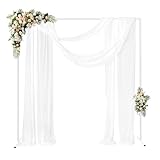 DIFU Traubogen Hochzeit Ballonbogen Gestell, 2 x 2 m Eckig Hochzeitsbogen...