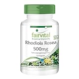 Fairvital | Rhodiola Rosea Kapseln 500mg - Rosenwurz Wurzel Extrakt -...