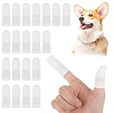 Sibba Hundezahnbürste 20 Stück Haustierzahnbürste Fingerzahnbürsten...