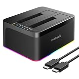 Inateck RGB USB 3.0 USB-C Port Festplatten Dockingstation mit...