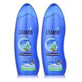 2er Pack LITAMIN Blauer Traum Duft-Pflegeschaumbad (2 x 750ml) - mit...