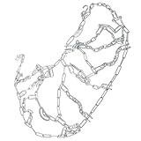 WRITWAA Antirutsch Reifenkette für Elektrofahrrad und Dreirad Verstärkte...