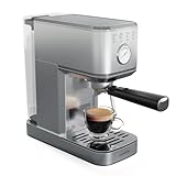 Klarstein SteelPresso Slim Siebträgermaschine – 20-Bar, 1350W,...