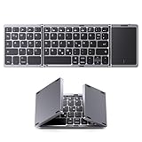 OMOTON Bluetooth-Faltbare-Tastatur, Kabellose Wiederaufladbare...