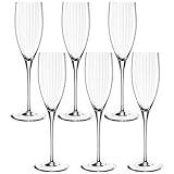 Leonardo Poesia Sektglas 6er Set, spülmaschinengeeignetes Champagnerglas,...