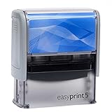 Adress-Stempel Textstempel easyprint 5-70x25mm - 6 Zeilen - (Abdruckfarbe...
