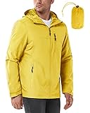 33,000ft Regenjacke Herren Wasserdicht Outdoorjacke Leichte Freizeitjacke...