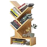 SAAKO Bücherregale Holzbasiertes Bücherregal Einfaches und modernes...