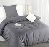 Utopia Bedding Bettwäsche 135x200 Set - Mikrofaser Bettbezug 135x200 cm +...