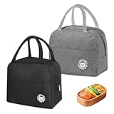 QiChan 2 Stück Kühltasche Klein 7L, Isolierte Lunchtasche mit...