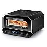 ZACHVO Pizzaofen Elektrisch, bis 450°C für 90-Sekunden-Neapolitanische...