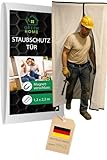 Green Home Staubschutztür Magnet (Vlies) | Bautür mit Magnetverschluss |...