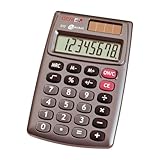 Genie 510 8-stelliger Taschenrechner (Dual-Power (Solar Und Batterie)...