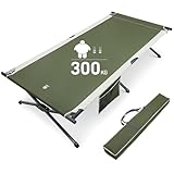 EVER ADVANCED Feldbett Klappbar XXL 300KG Belastbar Klappbett Groß & Breit...