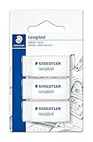 STAEDTLER 526 B3BK3D Radierer rasoplast phtalat- und latexfrei,, 19 x 13 x...