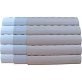 5 x 2 Meter PVC Rollladenlamelle Profil Rolladenlamelle Maxi 52mm Farbe:...