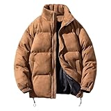 Herren-Winterjacke, Parkas, Bubble-Jacke, Übergröße, warm, einfarbig,...