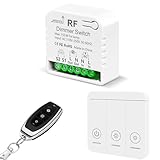 Tedeligo Kabelloser Dimmer Funk Lichtschalter Mit Fernbedienung, AC230V...