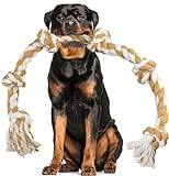 GaiusiKaisa Dog Rope Toy Extra große Hundespielzeug Seil für Aggressive...