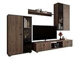 Mirjan24 Wohnwand Salsa II, Anbauwand, Design Mediawand, Wohnzimmer Set,...