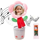 Generisch Personalisierte Sonnenblume,(Bluetooth + Singen + Tanzen + Lernen...