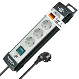 Brennenstuhl Premium-Line Steckdosenleiste 4-Fach (Mehrfachsteckdose mit...