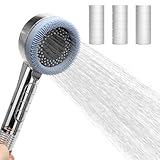 Duschkopf, Duschkopf mit Filter, Hochdruck Handbrause, mit 4 Strahlarten,...