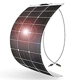 DOKIO 100W Solarpanel flexibel Mono 12V - Solarmodul ideal für Wohnmobil,...