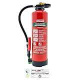 Gloria - SKE 6 PRO – Schaum Feuerlöscher - fluorfrei - 6 Liter – Für...