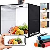 BENOISON Fotobox 30x30 cm - Lichtkasten Fotografie Faltbare Photobox...
