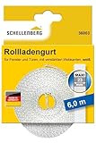 Schellenberg 36003 Rolladengurt 23 mm x 6,0 m System MAXI, Rollladengurt,...