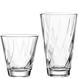 LEONARDO HOME Twist Gläser, 12er Set, spülmaschinenfest, hochwertig &...