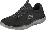 Skechers Herren Summits-52811 Sneaker, Schwarz Black Charcoal, leichtes...