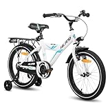 HILAND 18 Zoll Jungen Kinderfahrrad für Jungen 4 5 6 7 8 Jahren mit...